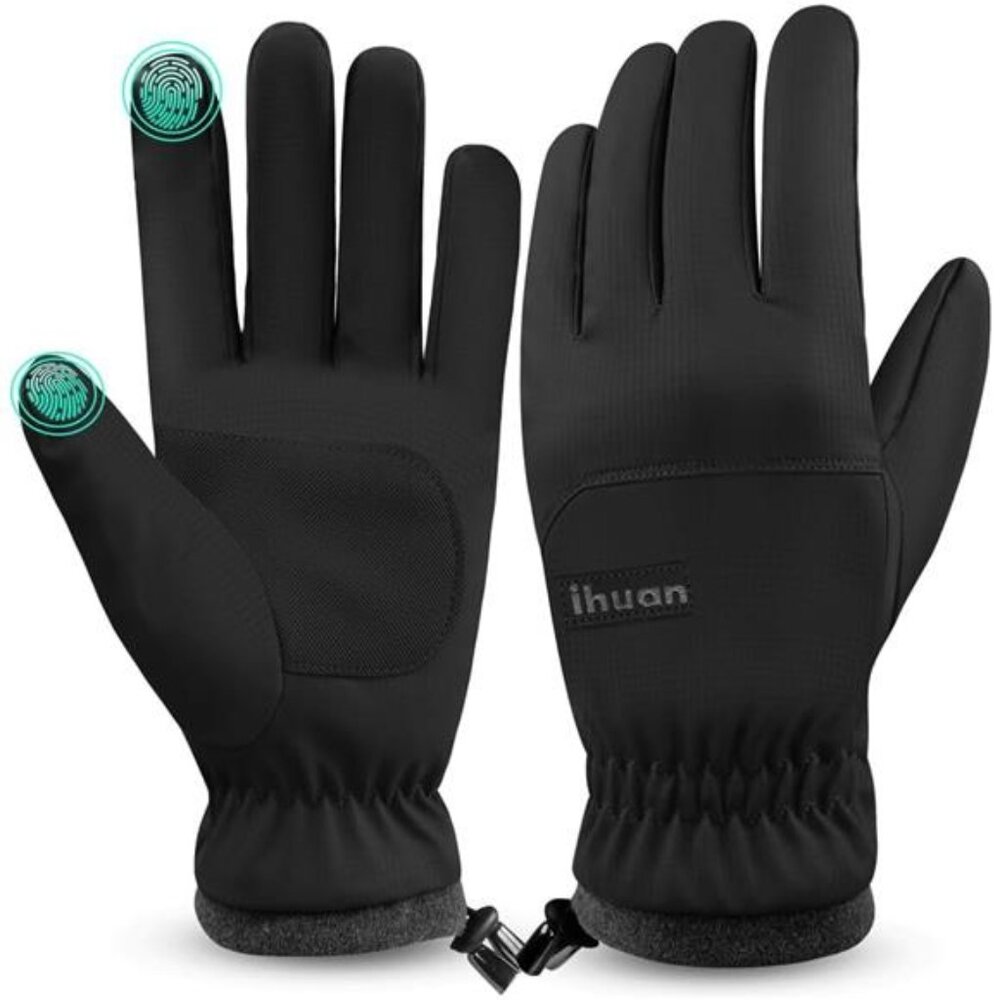 Winter Waterproof Ski Gloves Men Women, Snow Warm Cycling Cold Weather,